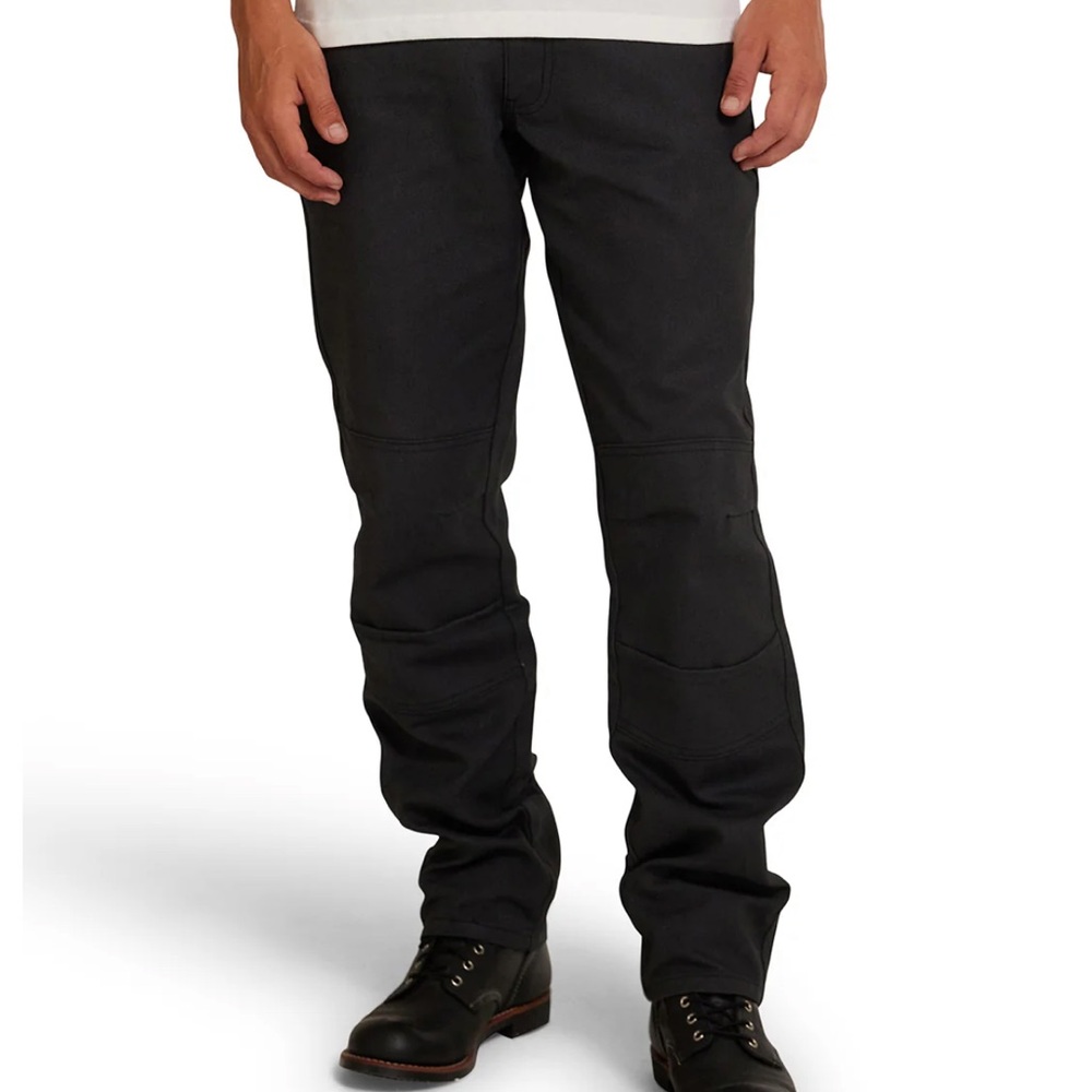 Deus Ex Machina Straight Leg Jean Black Button Fly Mens Designer Sz 32 x 32